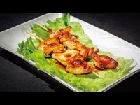 Brocheta de pollo
