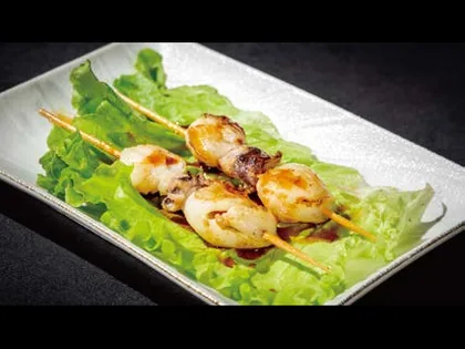 Brocheta de sepia