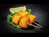 Brochetas de tofu