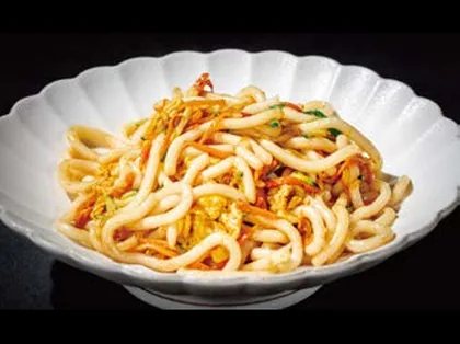 Udon con verduras