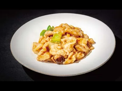 Cerdo con salsa chili