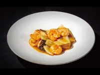 Gambas estilo thai