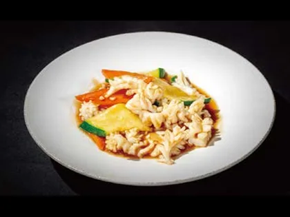 Calamares con verduras