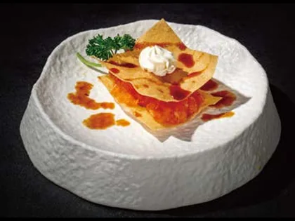 Millefoglie de salmón