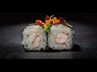 Hosomaki de gambas cocidas