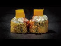Hosomaki frito de mango